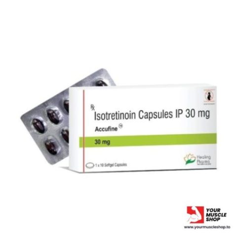 Home ACCUTANE ISOTRETINOIN CAPSULES IP 30 MG PER TAB – HEALING PHARMA 10 TABLETS PACK 30 480x480